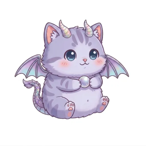 藤色のDraねこ