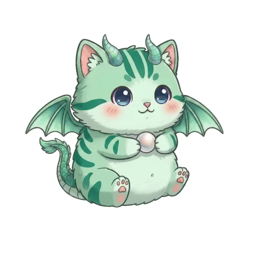翡翠色のDraねこ
